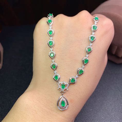real emerald necklace.